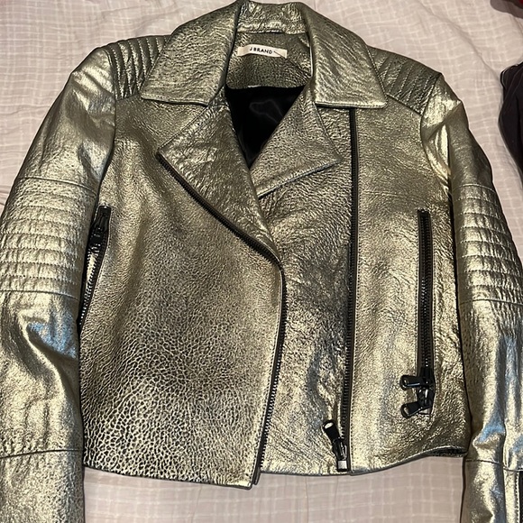 J Brand Jackets & Blazers - J brand  motorcycle lamb leather jacket. Make an offer